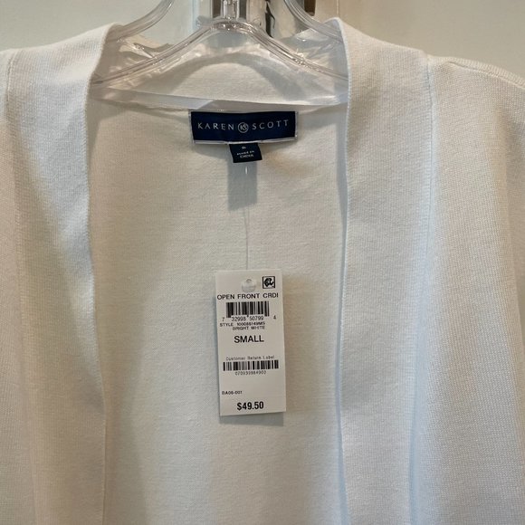 Karen Scott Cardigan NWT - Picture 2 of 3